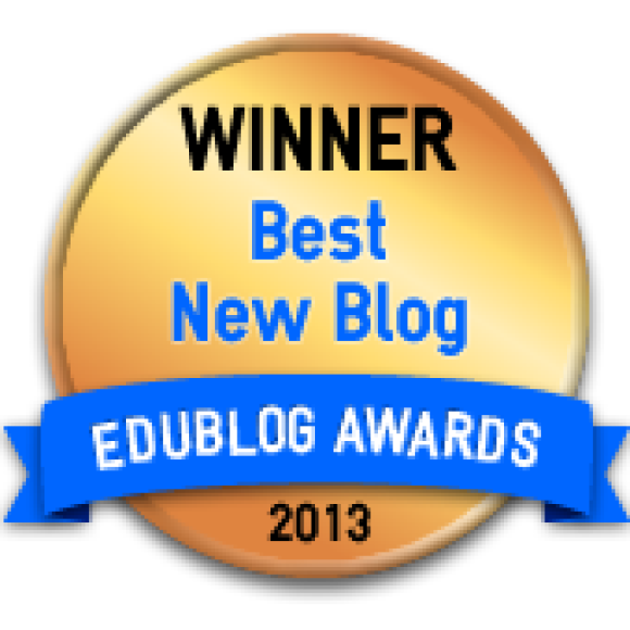 Best New Blog Winner 2013 - Edublog Awards